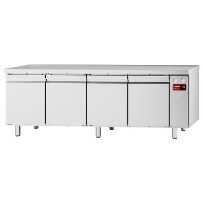 Refrigerated counter ventilated 4-door GN 1/1 remote Diamond TFC4/SG-11