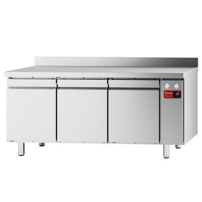 Refrigerated counter wall ventilated 3-door GN 1/1 405 L Diamond TFM3/SG-10