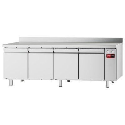 Refrigerated counter wall ventilated 4-door GN 1/1 550 L Diamond TFM4/SG-12