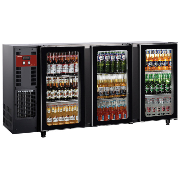 Frigo bar, avec 3 portes vitrées, 579 litres