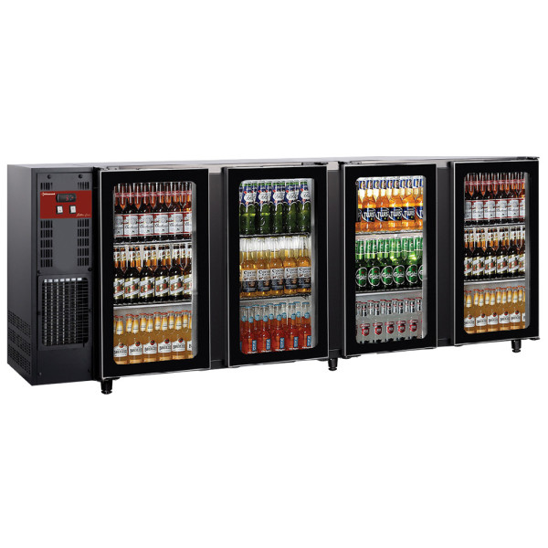 Fridge bar, with 4 glass doors, 783 litres