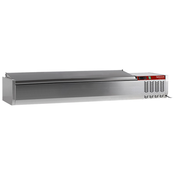 Frigo saladette pizza avec couvercle 1600mm