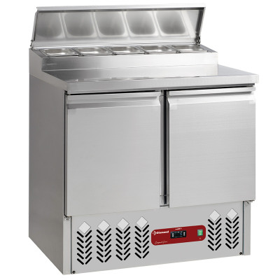 Refrigerateur table top 85x55x58 silver tt55c4-s