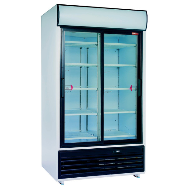 Drinks fridge, 857 litres, 2 sliding doors