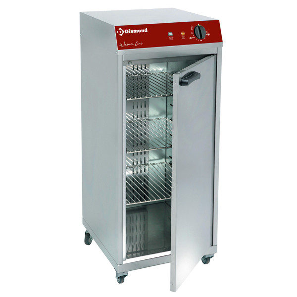 Ventilated 1-door warming cabinet for temperature maintenance