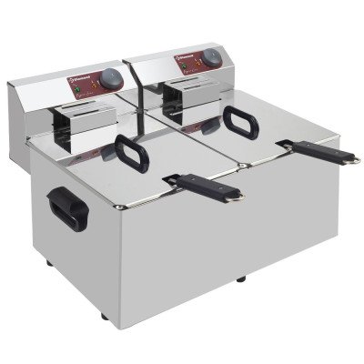 Electric counter fryer 2× 7 L Diamond EF72-N