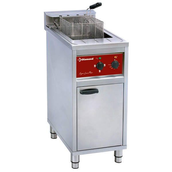 16 bed electric deep fryer on cabinet, 4-8-12 Kw