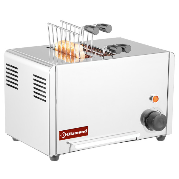 Toaster (croque-monsieur) électrique 2 pinces - Acier inox