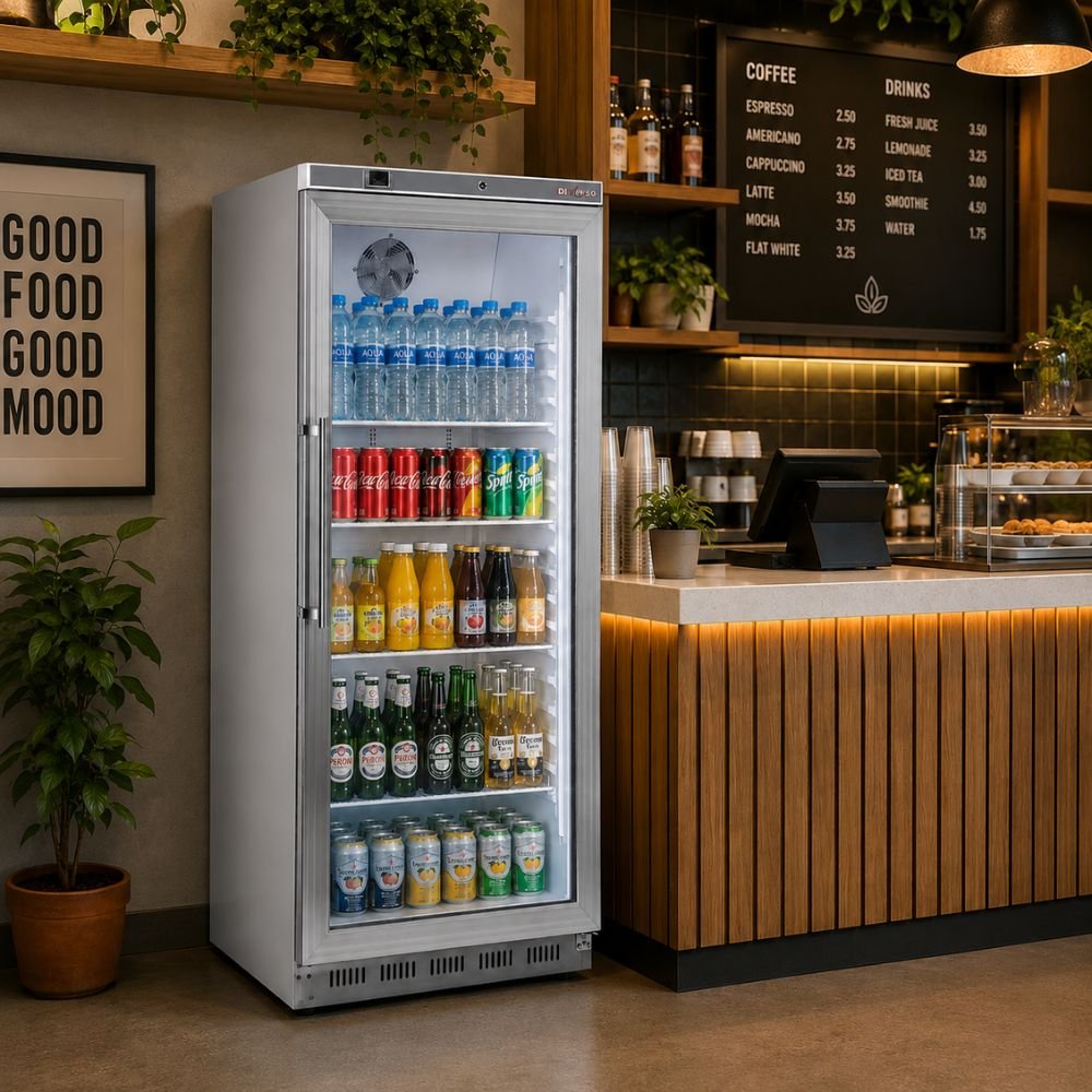 Frigo boisson professionnel vitr&eacute;, mat&eacute;riel frigorifique horeca pour boissons fra&icirc;ches